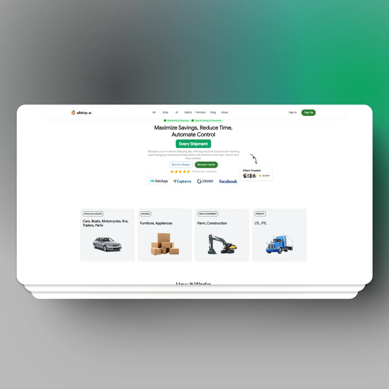Allship.ai interface screen