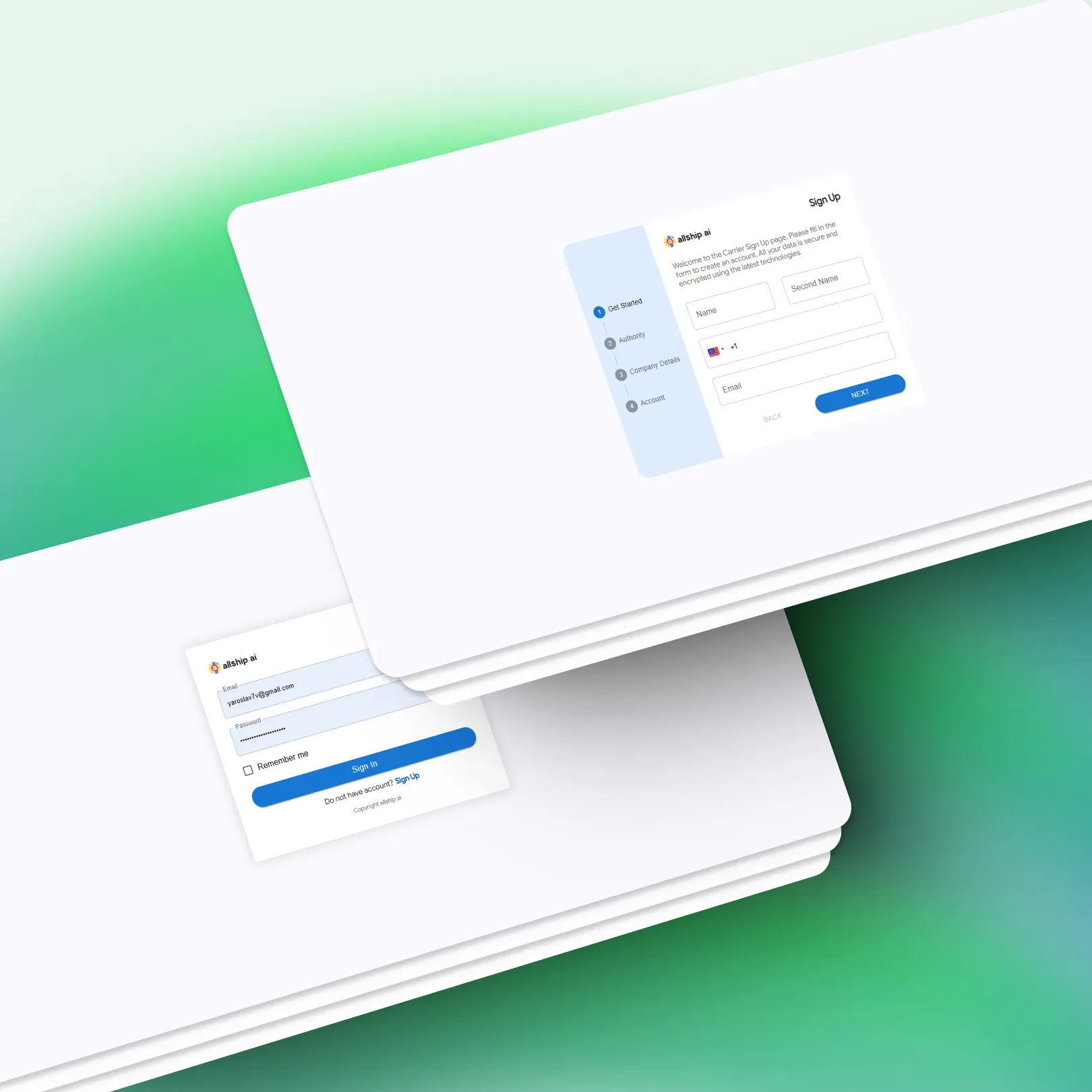 Allship.ai interface, screen 7