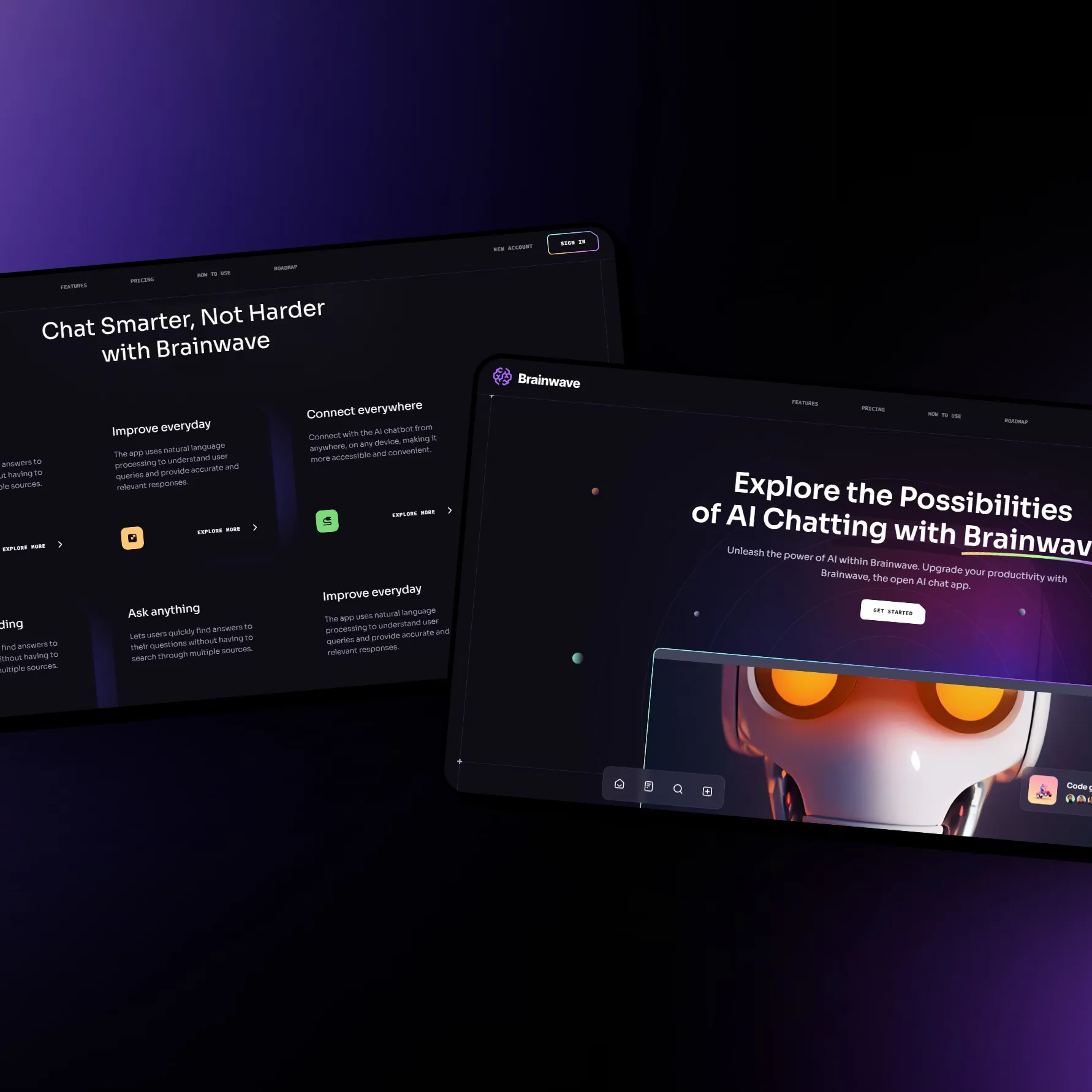 Brainwave interface, screen 2