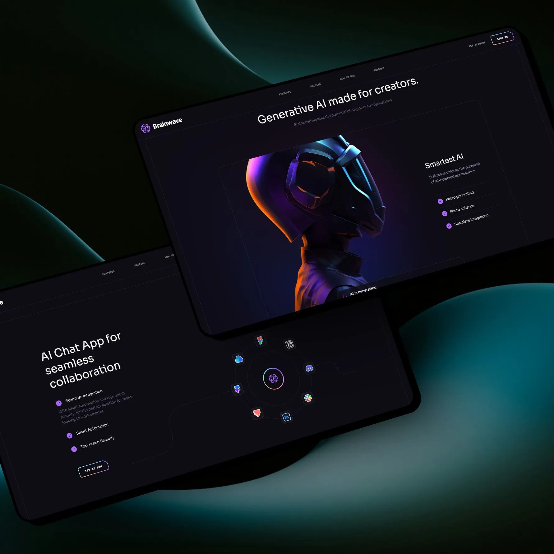Brainwave interface, screen 3