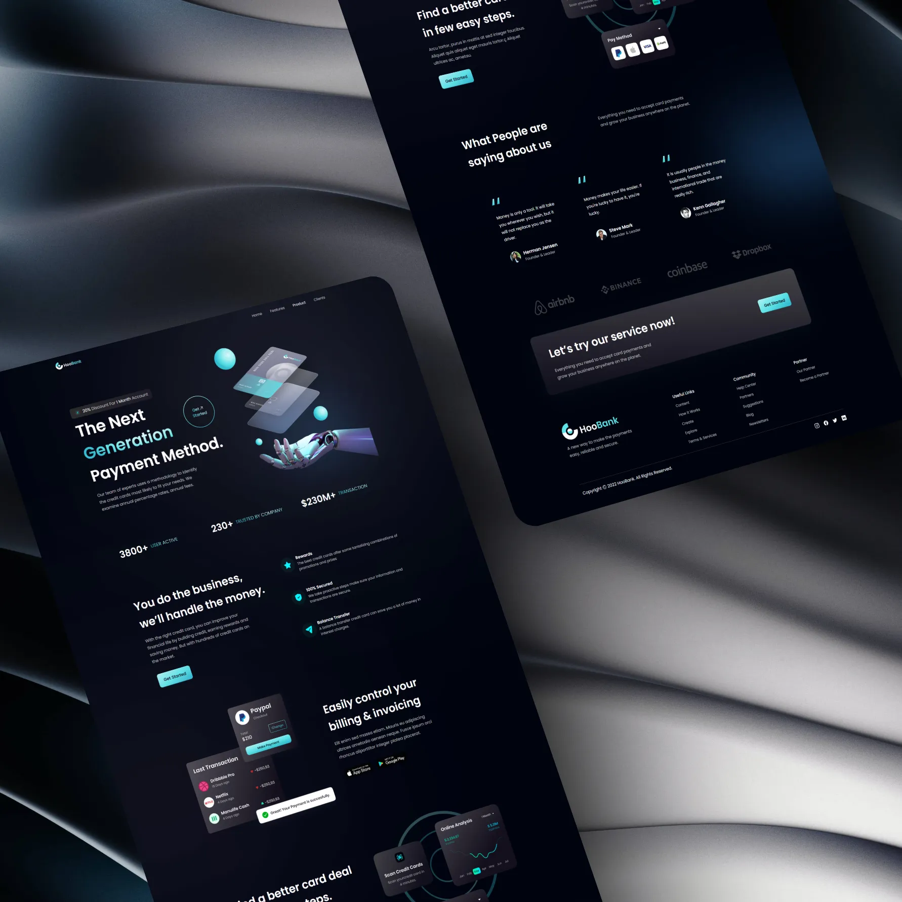 HooBank interface, screen 6